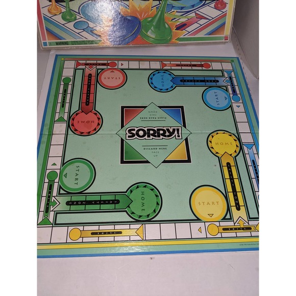 Vintage 1998 Sorry! Board Game Parker Brother's Complete - Picture 5 of 8